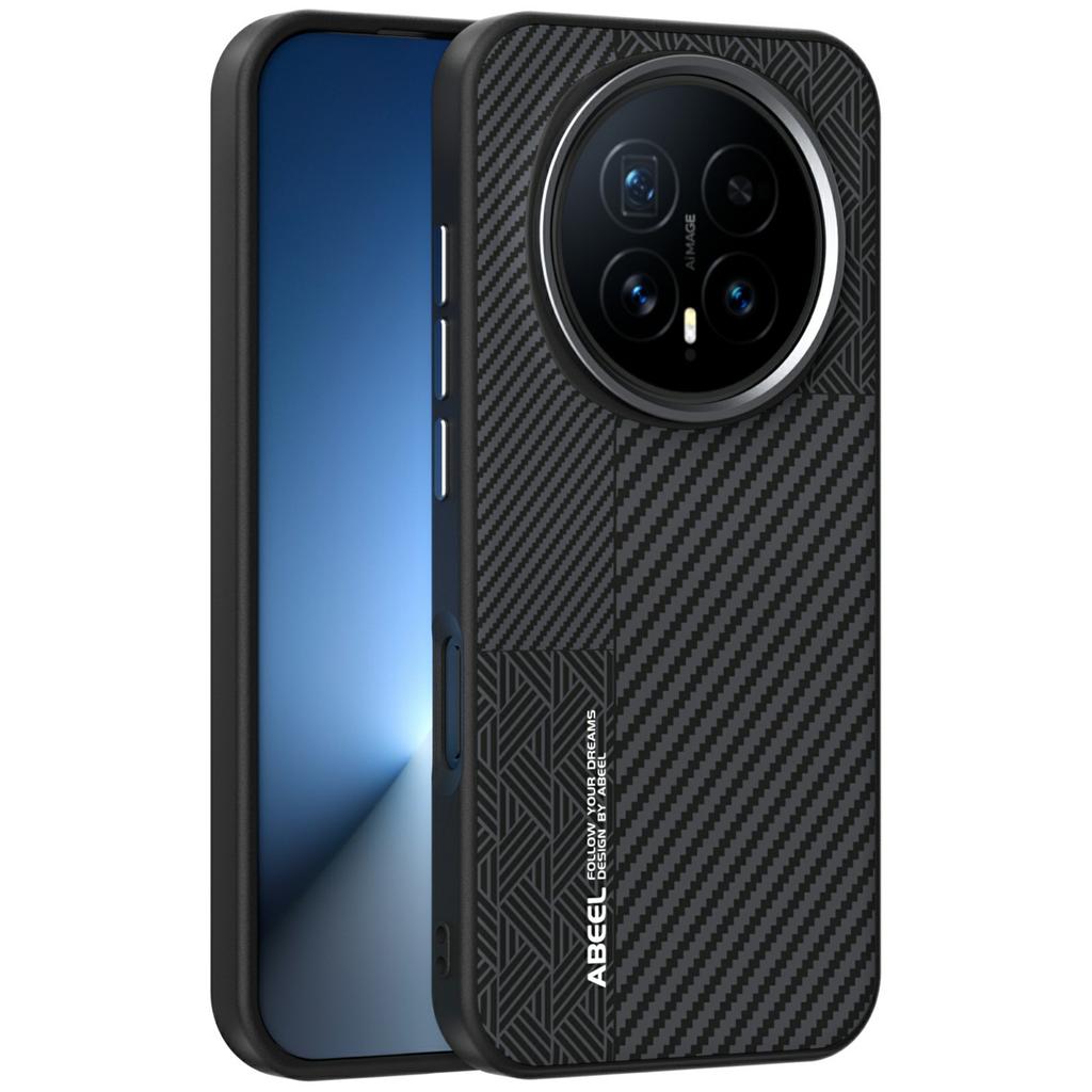 ABEEL Для Honor Magic8 5G Магнитный Чехол ПК + ТПУ + Алюминиевый Сплав + ПУ Кожа Тонкая Задняя Крышка Телефона
