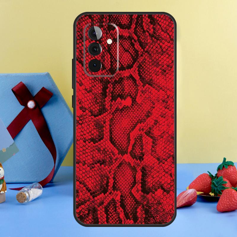 Чехол под змеиную кожу для Samsung Galaxy A13 A33 A53 A16 A17 A54 A34 A14 A15 A35 A55 A52 A12 A32 A26 A36 A56