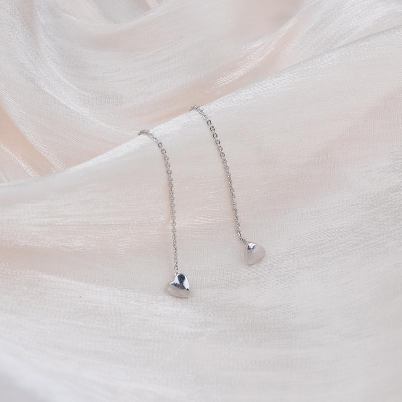 Длинные серьги-кисточки из ниток, цепочки, климберы, в виде звезд, сердец, с бусинами и подвесками, каплевидные серьги для женщин, прямые висячие серьги, бижутерия для ушей KTJ