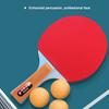 Набор ракеток для настольного тенниса с положительным и отрицательным частицами, тренировочное оборудование для начинающих (2 ракетки +3 мяча)