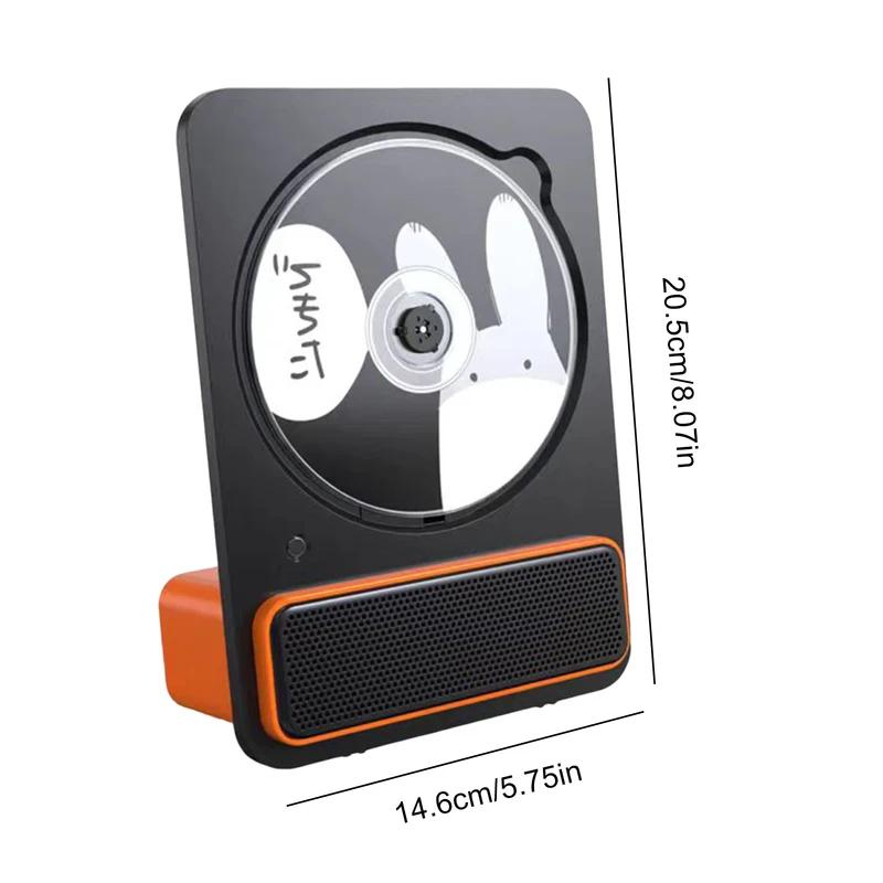 Portable CD Player Wireless Bluetooth Music Player Rechargeable Music Album CD DISC Player Home CD Machine with Remote Control