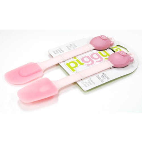 JOIE KITCHEN GADGETS American Deals Corporation MSC Silicone Mini Spatula, Piggy, Set of 2, MSC50794