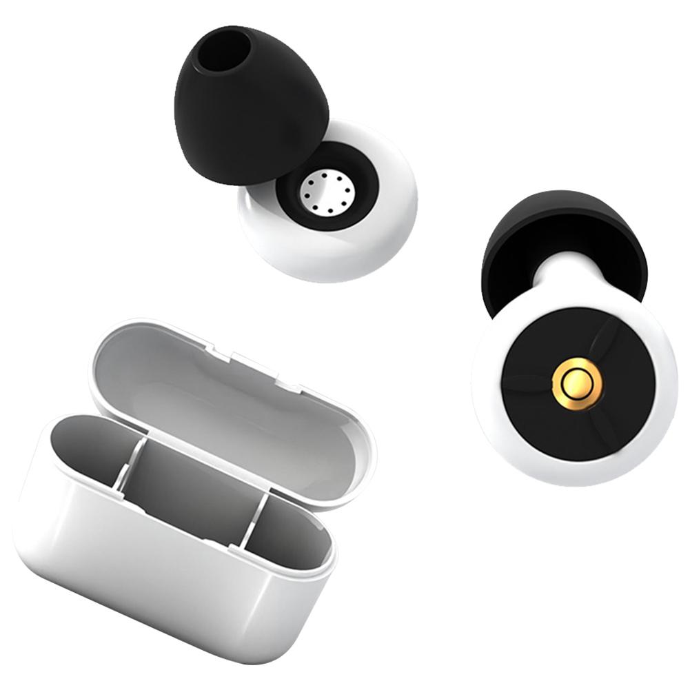 Silicone Ear Protection Earplugs Waterproof Swimming Ear Plug Washable with Earplug Caps & Case for Swimming Showering