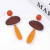 Retro Simple Wooden Earrings