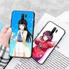 Черный чехол для Xiaomi Redmi 13C Note 9 iPhone XR 7 8 14 15 11 12 13 X XS Pro Max Samsung A25 S23 S24 FE Ultra Plus Dia Kurosawa
