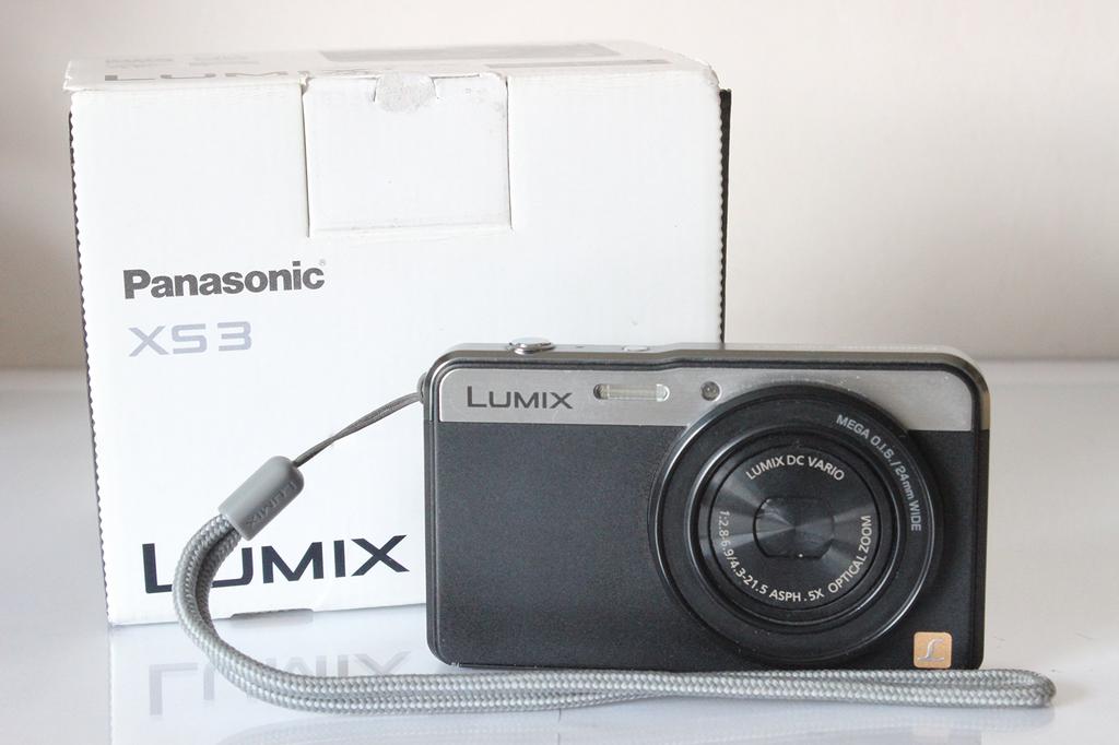 Panasonic Lumix XS3 Digital 5x Camera, Optical, Black, DMC-XS3-K