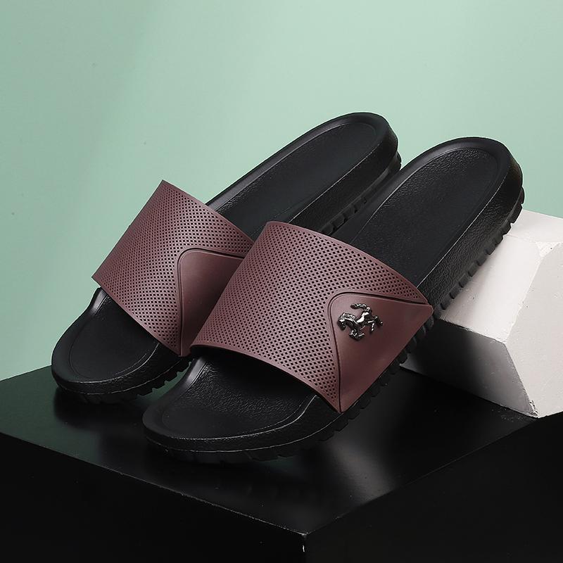 Летняя верхняя одежда, модные модные нескользящие тапочки с мягкой подошвой, мужские тапочки