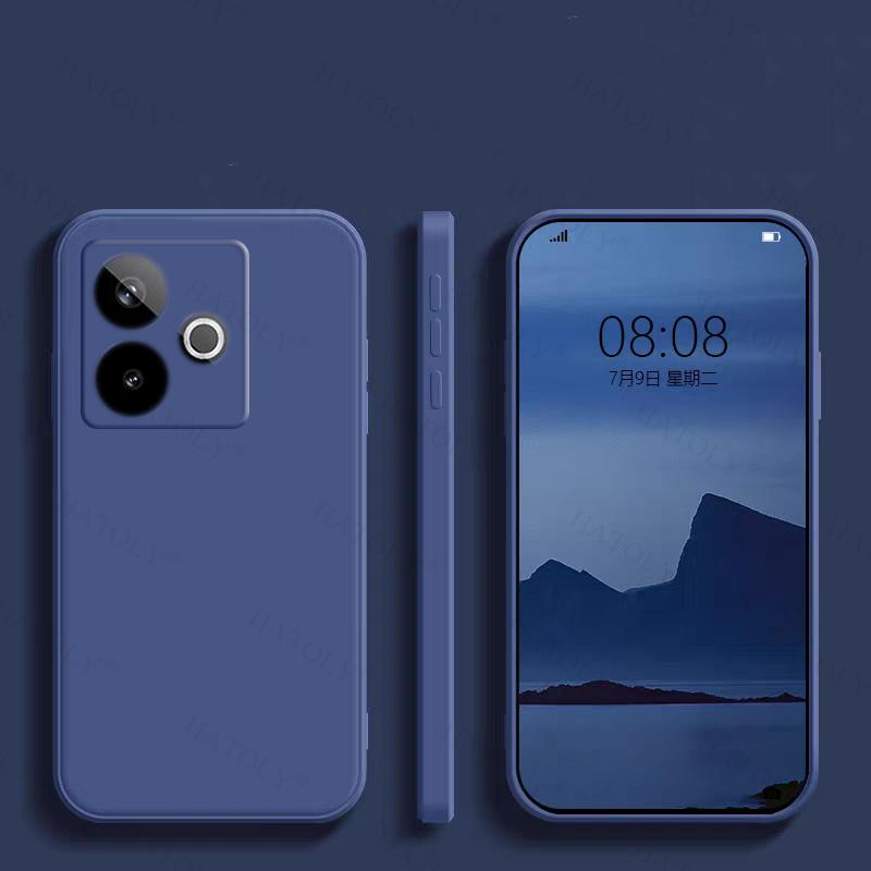 Чехол-накладка для Realme GT 7 Для Realme GT 7 Противоударный чехол из жидкого силикона конфетного цвета Для Realme GT 7 Чехол 6,78 дюйма