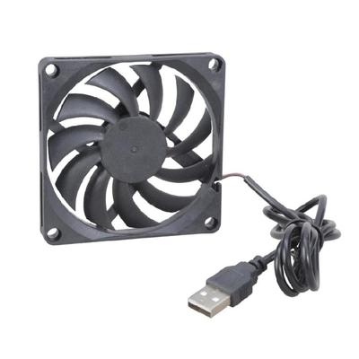 Мощный 13CFM 80мм 80x80x10мм Бесщеточный USB Вентилятор для Охлаждения ПК ЦП Корпуса Контроль Температуры Электронный