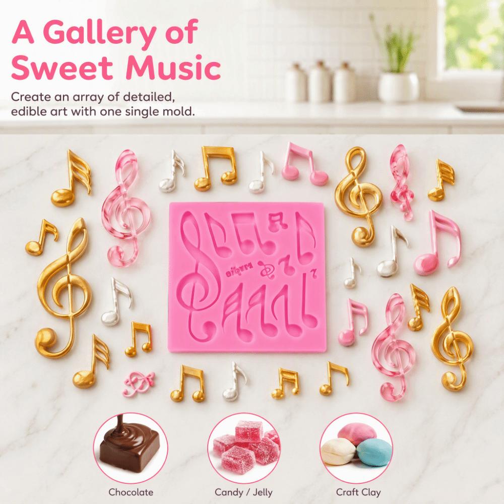 Non-Stick Fondant Mold Food Grade Silicone Cake Decoration Mold Chocolate Mold Baking Crafting