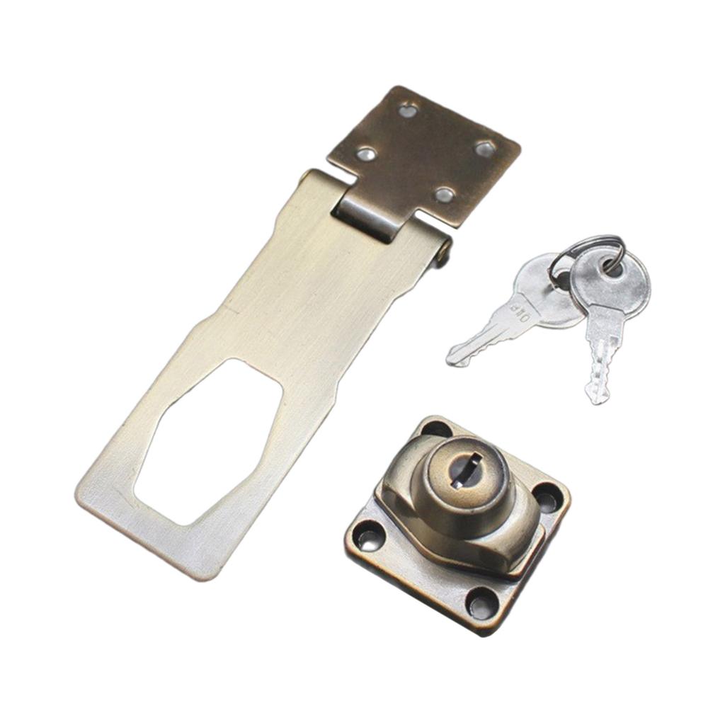 Промышленная фиксирующая накидная петля Защелка для двери безопасности Замок для безопасности Накидная петля для тяжелых условий эксплуатации Накидные петли безопасности с ключом для дома