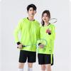 Quick-Dry Breathable Badminton Training Long Sleeve Set Unisex Sportswear Tennis Volleyball Gym Fall