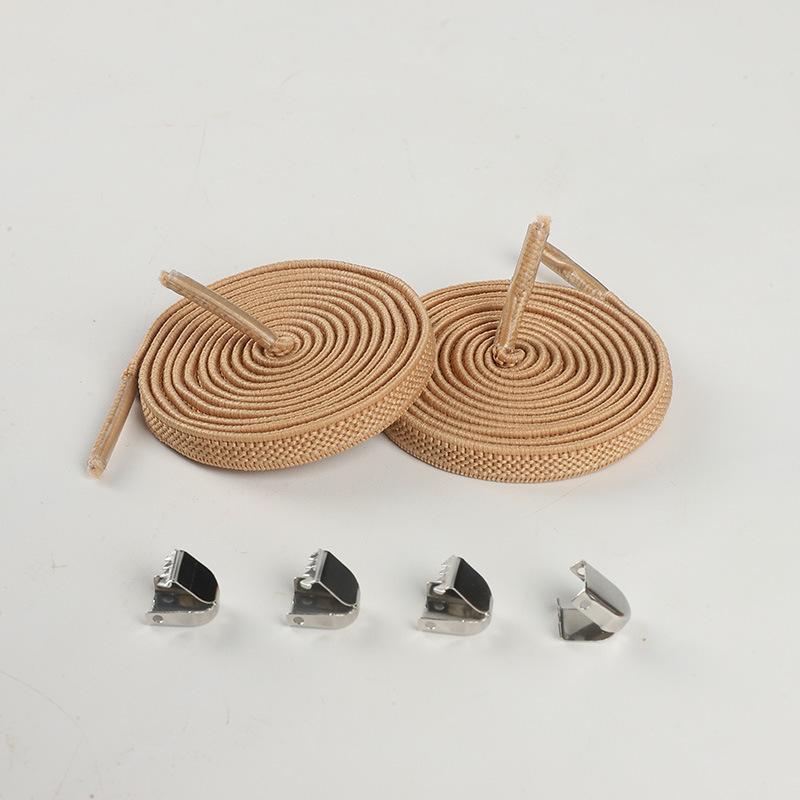 1 пара шнурков без завязок, эластичные шнурки, уличные кроссовки для отдыха, быстрые безопасные шнурки на плоской подошве для детей и взрослых, унисекс, ленивые шнурки