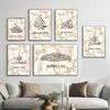 Ramadan Islamic Muslim Arabic Calligraphy Marble Canvas Painting Poster Prints Wall Art Pictures Eid Home Fashion Decoration
