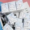 9 упаковок Портативные мини-салфетки из тиссью с рисунком медведя, Носовые платки из тиссью, Мультяшный рисунок медведя, Портативные маленькие карманные салфетки