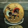 Horse Souvenir Coin For Collectible Decoration Lucky Coin Charms Challenge Coin Metal Crafts 40Mm Zodiac Horse Commemorative