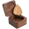 Wooden Guitar Picks Case Holder Container Cubic Plectrum Storage Box Guitar Parts