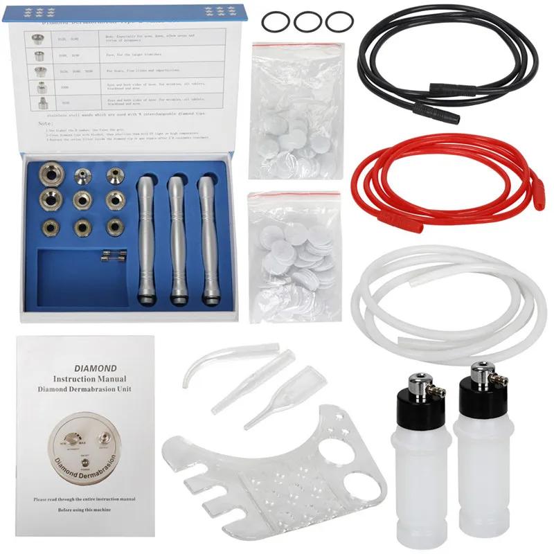 Алмазный бьюти-аппарат 3 в 1 Машина для отшелушивания лица Инструмент для ухода за кожей для домашнего спа с функцией спрея