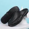 Shoes Men's Slippers EVA Slip On Flats Shoes Walking Men Half Slipper Comfortable Soft Household Sandals Size 40-47 2024