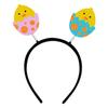 Повязка на голову с пасхальным кроликом, яркая цветная недеформирующаяся эластичная повязка на голову для весеннего праздника, аксессуары для волос