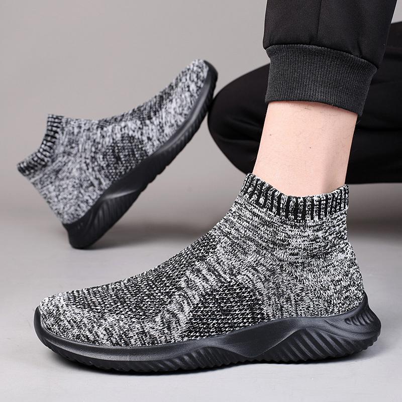 Men New High Top Shoes Sneakers Trendy Men's Shoes Summer 2025 Breathable Lightweight Walking Loafers Tennis Zapatillas Hombre