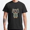 Men Fashion Casual Short Sleeves Charismatic Little Owl Tops Aesthetic Vintage Oversized T-shirts