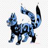 Matatabi Chibi Cat Kiba Inuzuka Iron On Patches For Clothing Applique Stickers On Clothes Heat-Sensitive Custom Patch