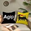 Agips-S E-Eni-S Чехол для подушки-подушки гоночного автомобиля Чехол для декоративной подушки автомобиля для дивана Автомобиль Рождественский подарок 40X40 см 45X45 см