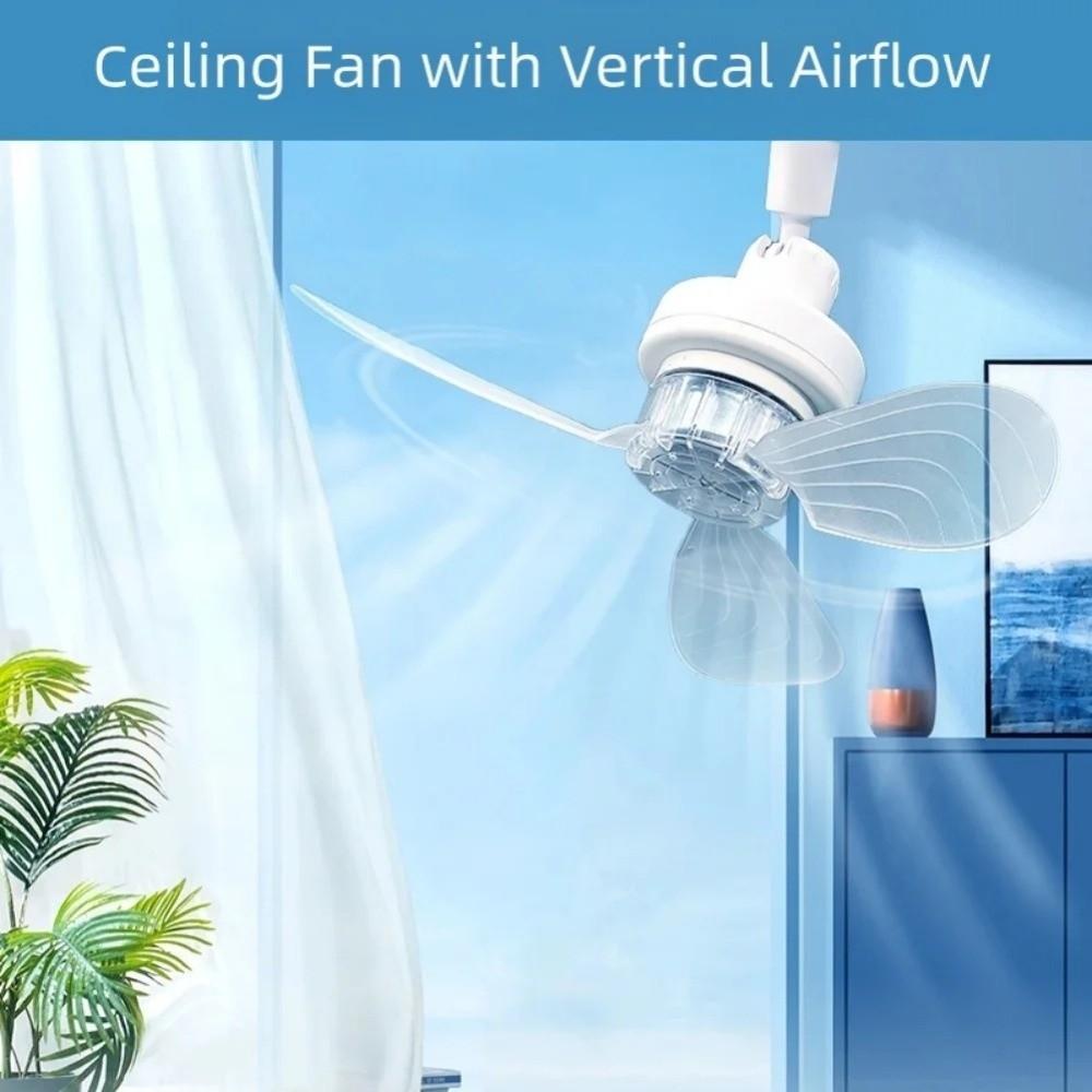 Detachable Electric Fan AC85-265V E27 Screw Mouth Fan Portable Ceiling Fan Living Room