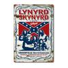 Lynyrd Skynyrd Greenville Concert Sign RusticAluminum Metal 8x12 Garage Man Cave