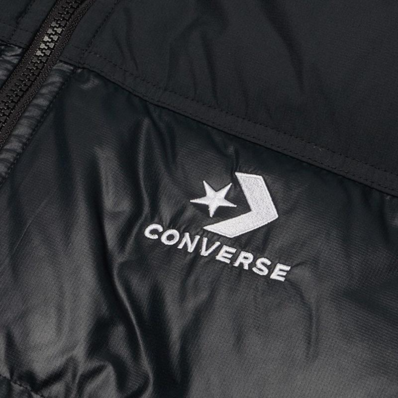 Converse Короткий пуховик Азиатский размер 'Черный' Мужской 10025252-A01