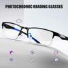 Модные фотохромные мультифокальные очки для чтения TR90 с оправой, ретро-бифокальные прогрессивные очки для пресбиопии, прозрачные очки для дальнего зрения