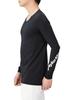 TaylorMade Basic V-Neck Base Layer Men's Golf Shirt, Black, Size M, 2024SS, TL398