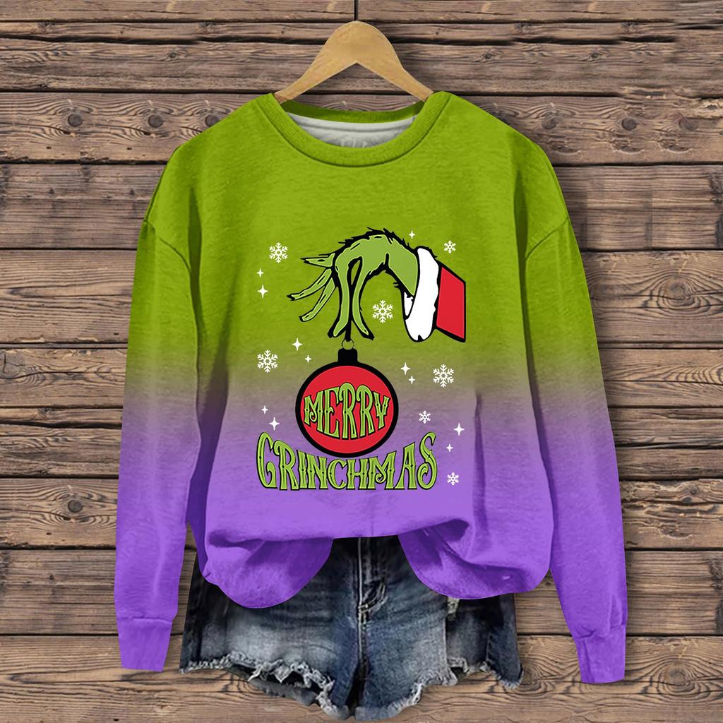 Женская мода, повседневный пуловер с длинными рукавами и капюшоном, толстовка с принтом на Хэллоуин