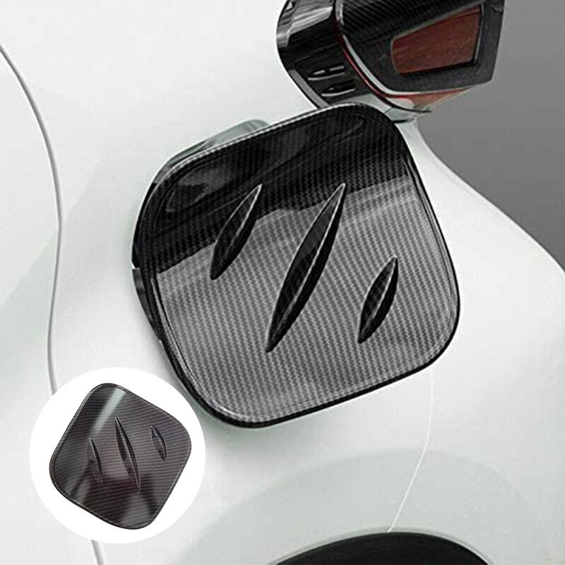 Carbon Fiber Car Fuel Gas Tank Cap Cover Trim Exterior Accessories For Toyota C-HR/ CHR 2017 2018