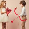 Cupid Bow And Arrow Prop Heart Shape Bow Decor Valentine Day Photography Filming Stage Costume Performance Prop