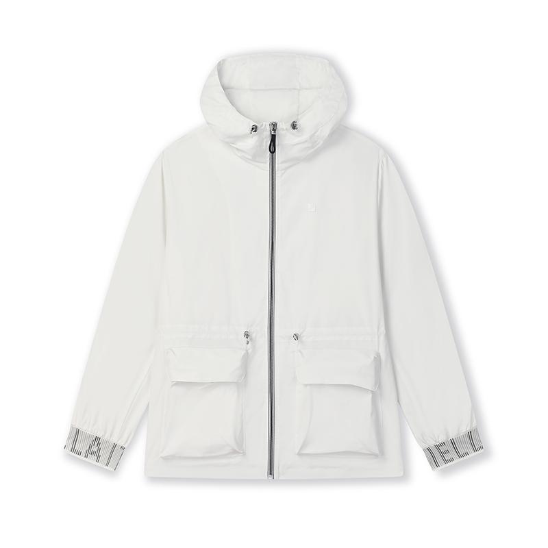 Fila Lifestyle Woven Jacket Casual Sports Fashion Personality Women Jackets Mujun-White F11W514703FIV