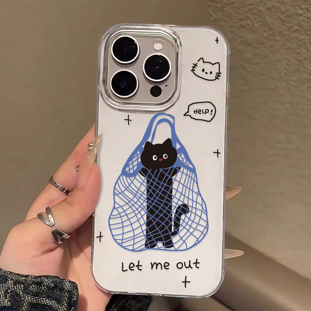 Расписной чехол для телефона для iPhone 12 13 15 16 iPhone 16 12 13 14 15 Pro 14 15 16 Pro Max Полное покрытие Противоударный Защита от отпечатков пальцев Свежий стиль Защитный чехол