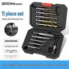 Morita Multifunctional Broken Wire & Screw Extractor Drill Bit Set with Self-Locking Shank