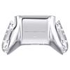 eXtremeRate Custom Back Cover Shell for Xbox Core Wireless Shiny Chrome Silver Replacement Cover Bottom Shell for Xbox Series Not Controller, & X/S