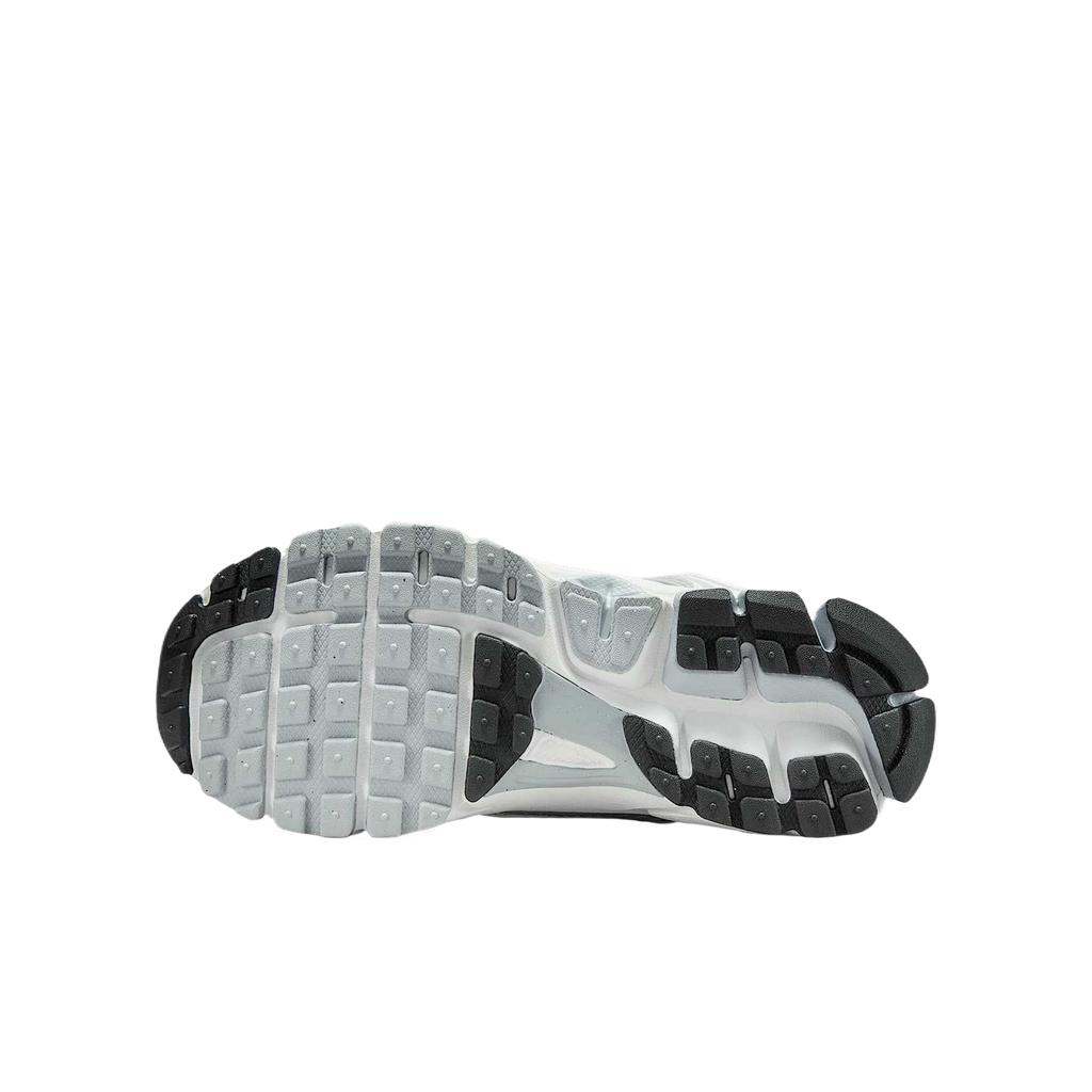 Nike Vomero 5 Synthetic Leather Comfortable Versatile Trendy Fashion Durable Low-Top Training Shoes Kids Sneaker Silver White HF6998-008