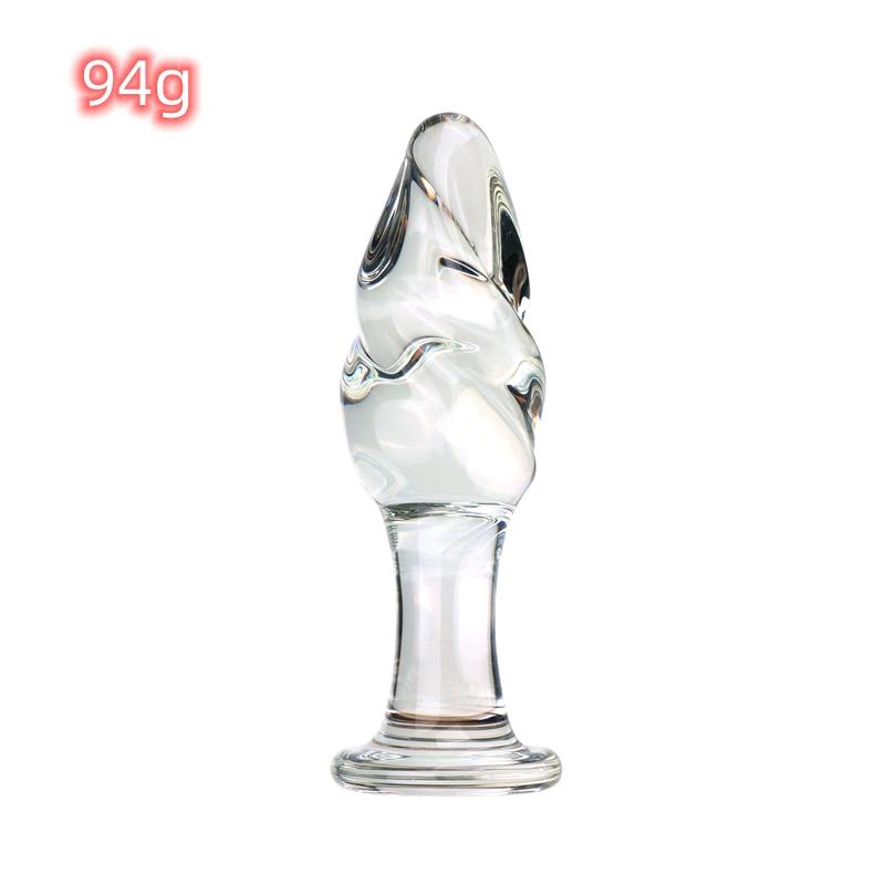 VaHppy Стеклянные анальные пробки, секс-игрушки с резьбой, 4 стиля, SM, БДСМ, большие, 14*5 см, товары для взрослых для пар, мастурбатор, тренировка расширения