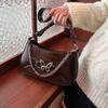 Millennial Luxury Women's Armpit Bag Texture Silver Butterfly Single-shoulder Bag Chain Women's Bag