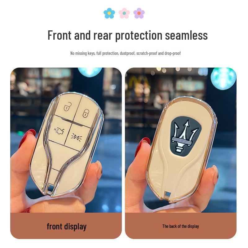 Women's Maserati Key Case for Levante and Ghibli Models - High-End Design