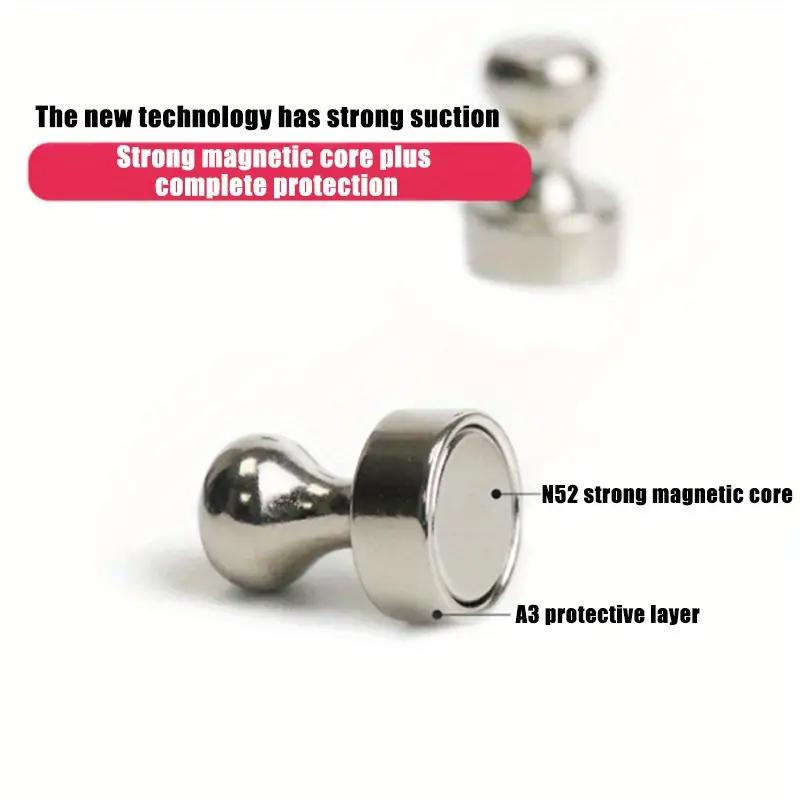 10 шт. прочная магнитная канцелярская кнопка T12X16 металлическая магнитная гвоздь кухонная картина подвеска без дырокола магнитная канцелярская кнопка магнит