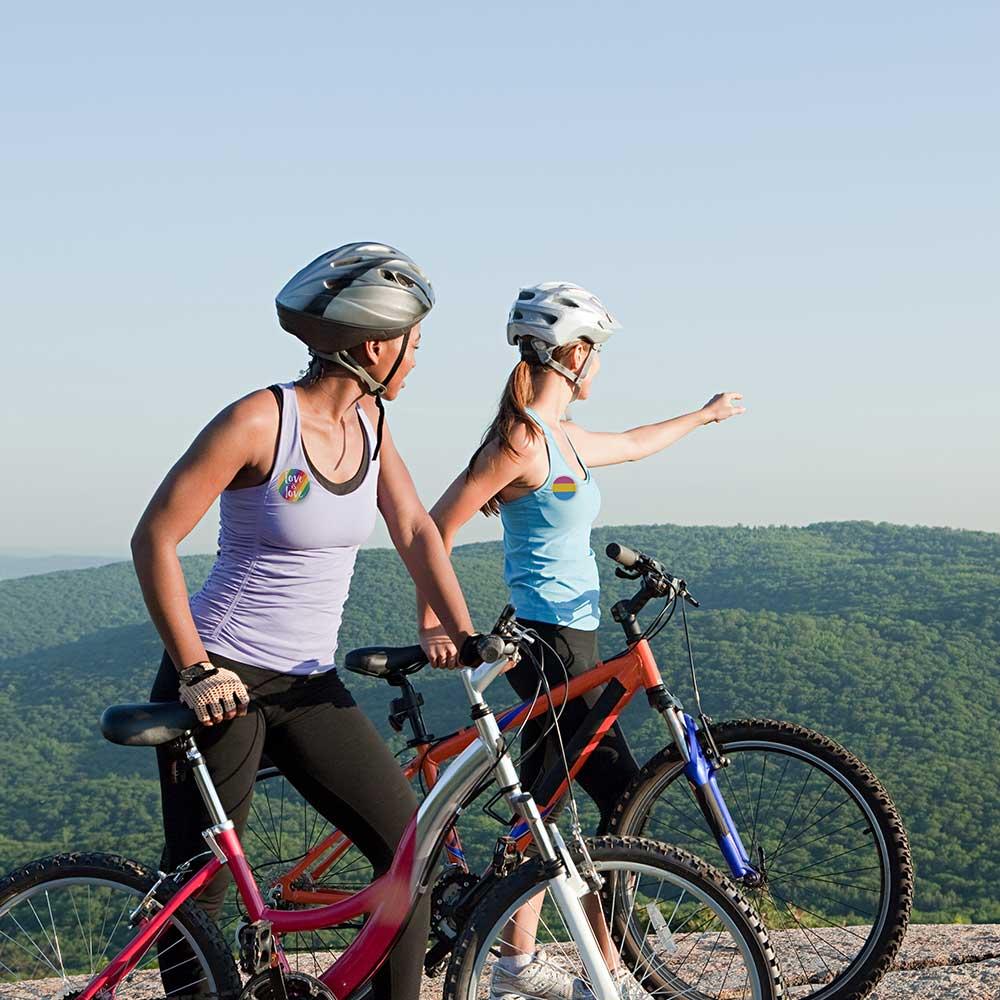 Clothing Denim Jewelry Accessories Gay Badge LGBT Brooches Rainbow Brooch Collar Pin