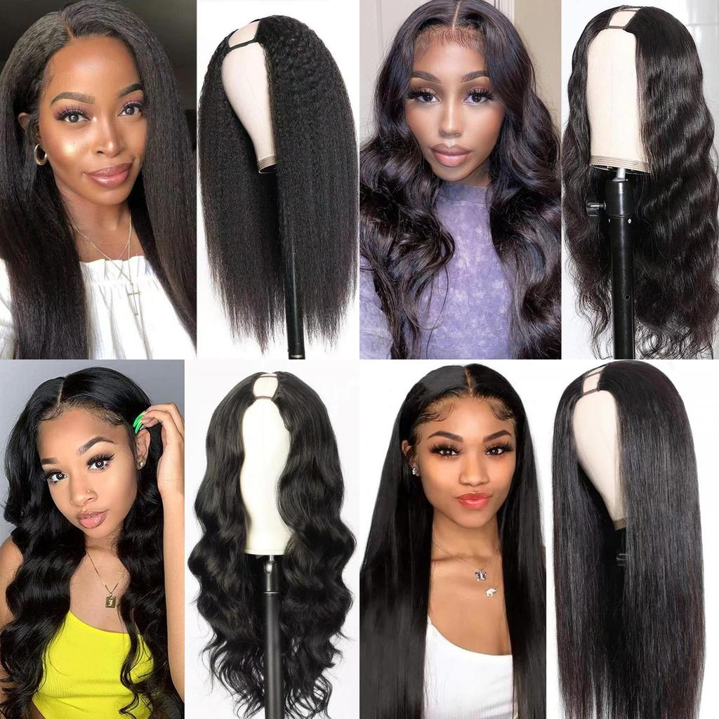 Fashion European Style Wavy Half Wig With Hightemperature Silk For Natural Looks And Versatile Styling