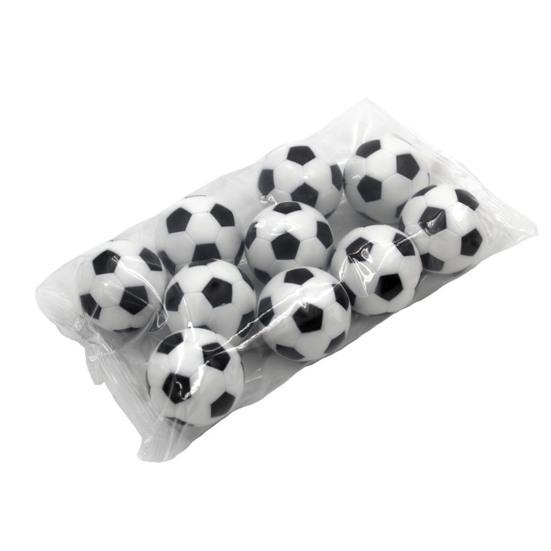 10Pcs Table Soccer Wear Resistant Heavy Duty Accessory Game Replacement Small Table Footballs for Indoor
