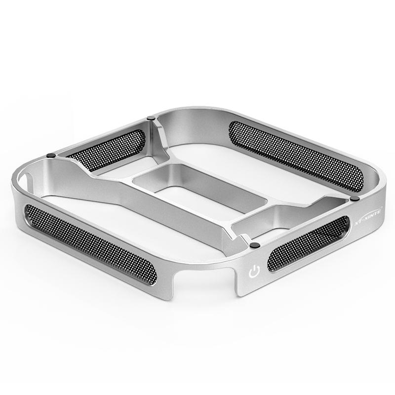 Desktop Stand Computer Riser Dustproof Base Heat Dissipation Bracket Aluminum Alloy Cooling Holder Dock for Mac mini M4/M4 Pro