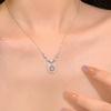 Pink Diamond Cat Necklace for Women Light Luxury Niche Exquisite Simple Versatile Clavicle Chain High-end New Style